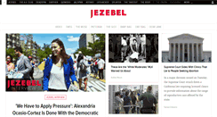 Desktop Screenshot of jezebel.com