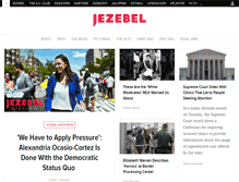 Tablet Screenshot of jezebel.com
